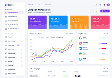 DashLite Dashboard