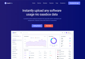 DashLite Landing Page